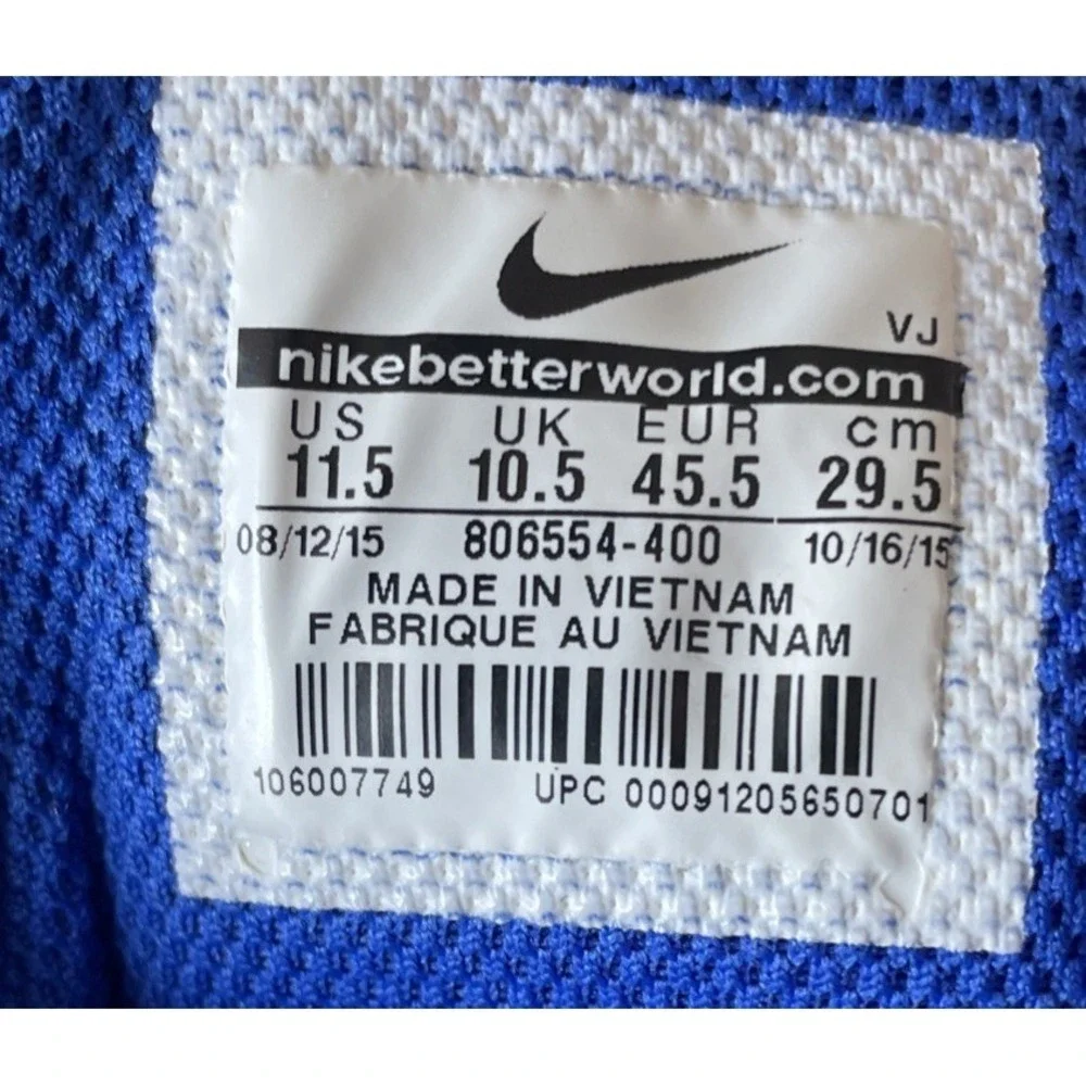 Nike Rival S Running Spikes Blue/White Men's US 11.5 806554-400 Track‎ & Field